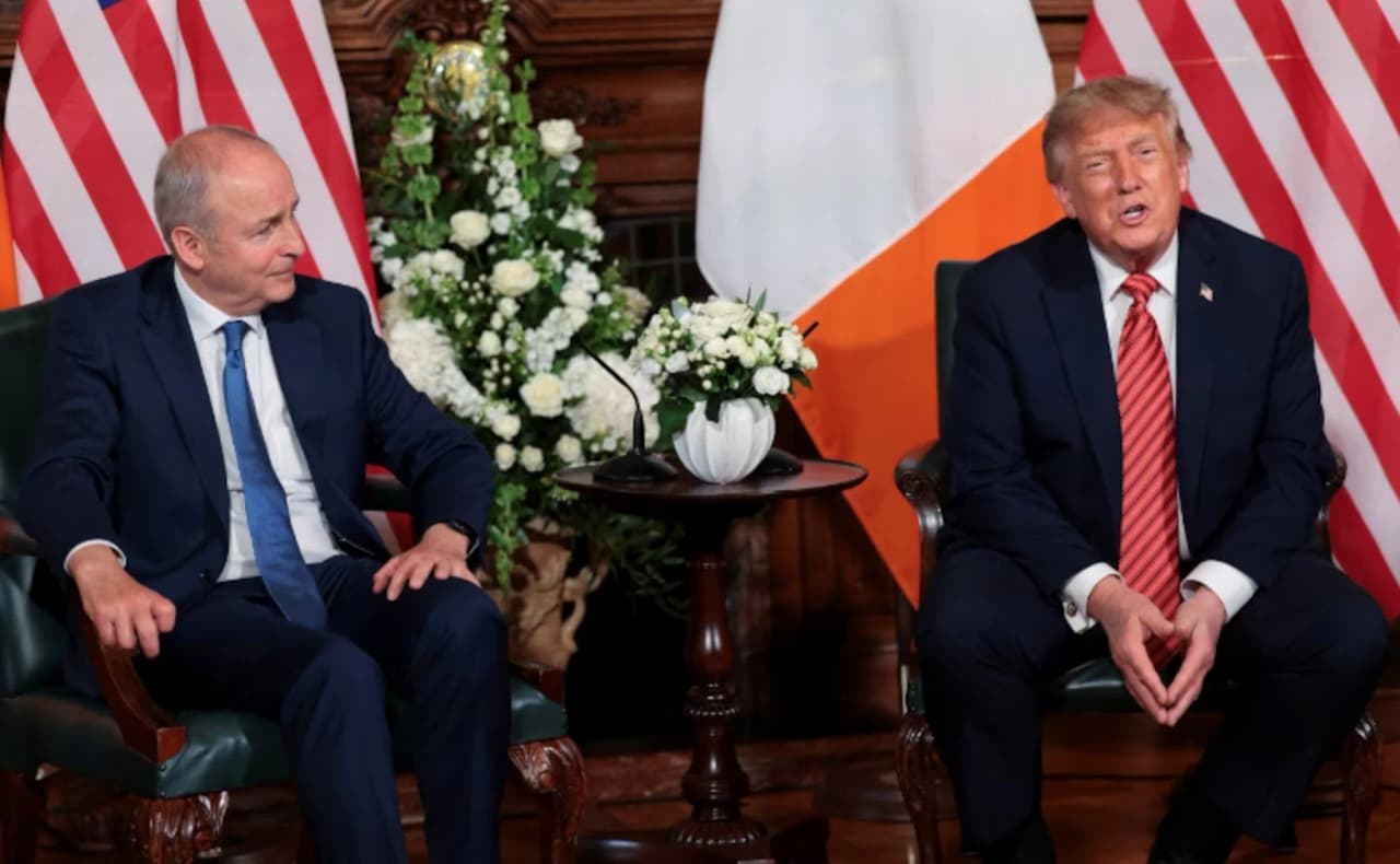 Donald Trump Airijoje parėmė šalies susivienijimą