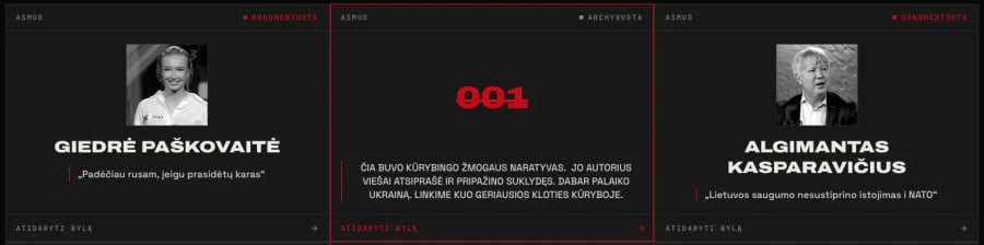 Vatnikas.com tinklalapio fragmentas