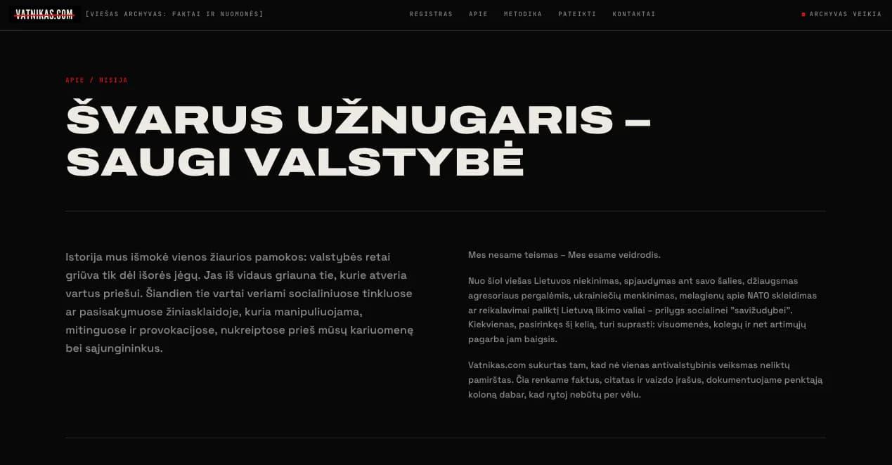 Lietuvoje veikia valstybės vidaus priešų registras: į jį patekę dar turi turi galimybę viešai atsiprašyti