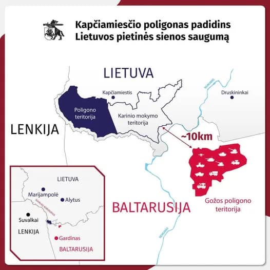 Valstybė pradėjo Kapčiamiesčio poligonui reikalingo turto paėmimo procedūras