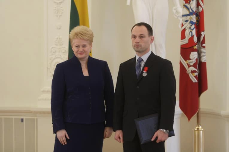 Daumantas Pocius (dešinėje) STT direktoriaus įsakymu į STT Vilniaus valdybos viršininko pareigas buvo paskirtas 2013 m. gegužės mėnesį.
