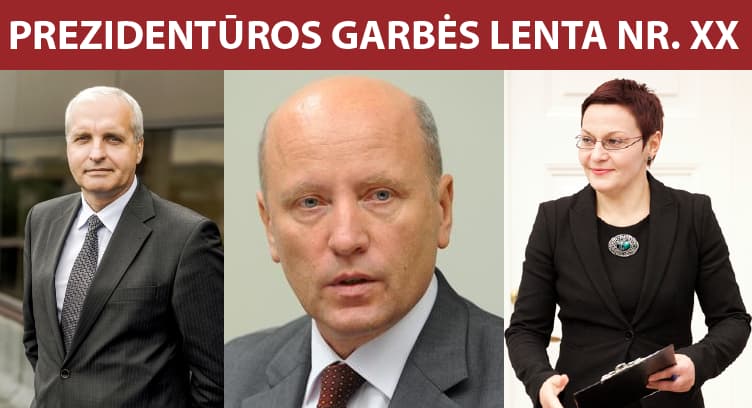 D. Grybauskaitė apdovanojo liberalą, buvusį vidaus reikalų ministrą Raimundą Palaitį ir vieną „Metų korumpas 2013” laureatų Gintautą Barcį