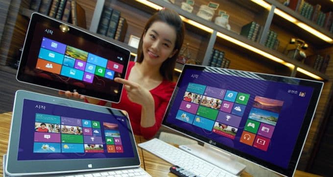 LG ruošia planšetinį kompiuterį su „Windows 8.1“