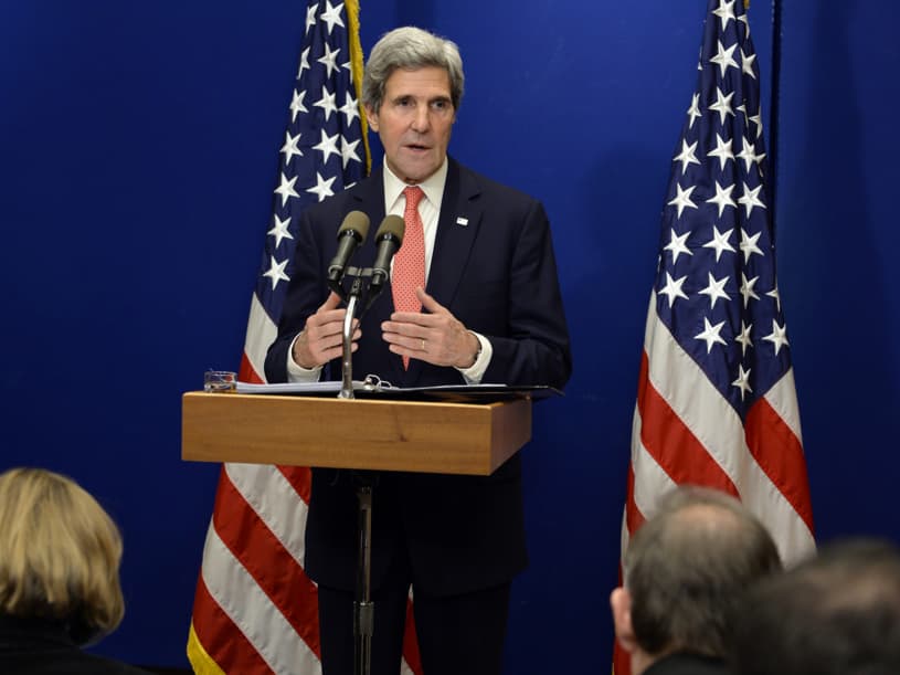 JAV valstybės sekretorius Johnas Kerry