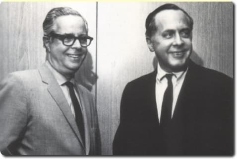 Įžvalgusis „Blue Note Records“ vadovų tandemas – Alfredas Lionas (kairėje) ir Francis Wolffas. Nuotr. iš jazzprofiles.com