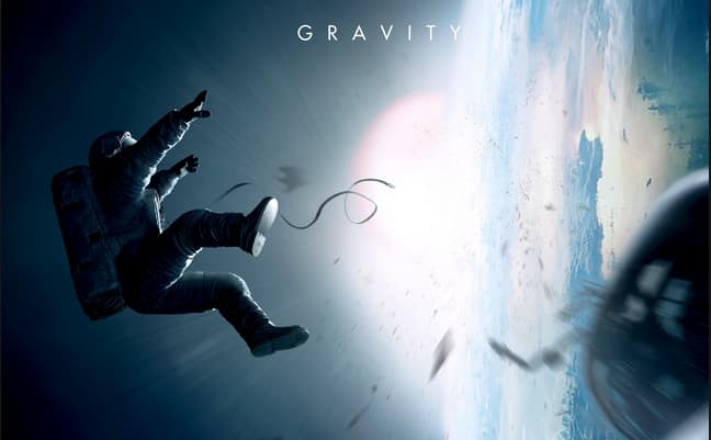 Filmo „Gravitacija“ plakatas