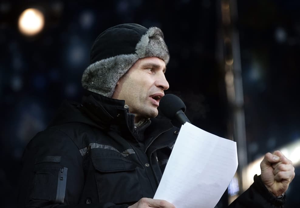 Pretendentas į Ukrainos prezidento postą Vitalijus Klyčko