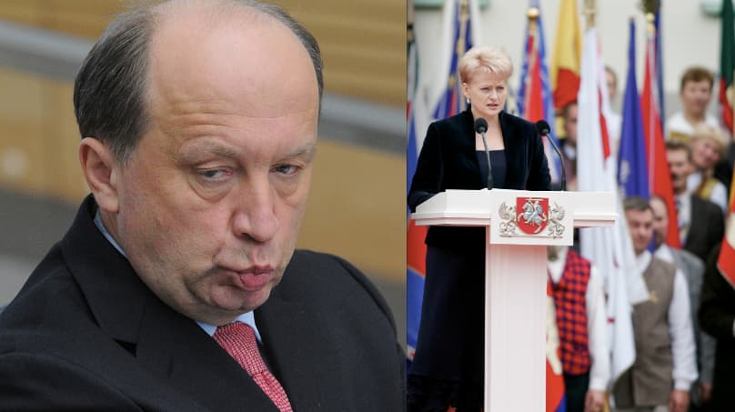 Opozicijos lyderis Andrius Kubilius ir prezidentė Dalia Grybauskaitė. „Ekspertai.eu“ koliažas