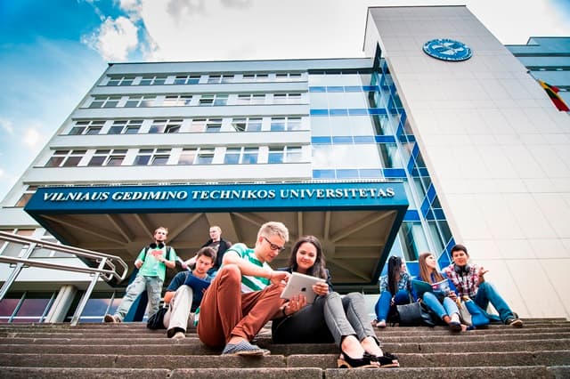 Vilniaus Gedimino technikos universiteto studentai