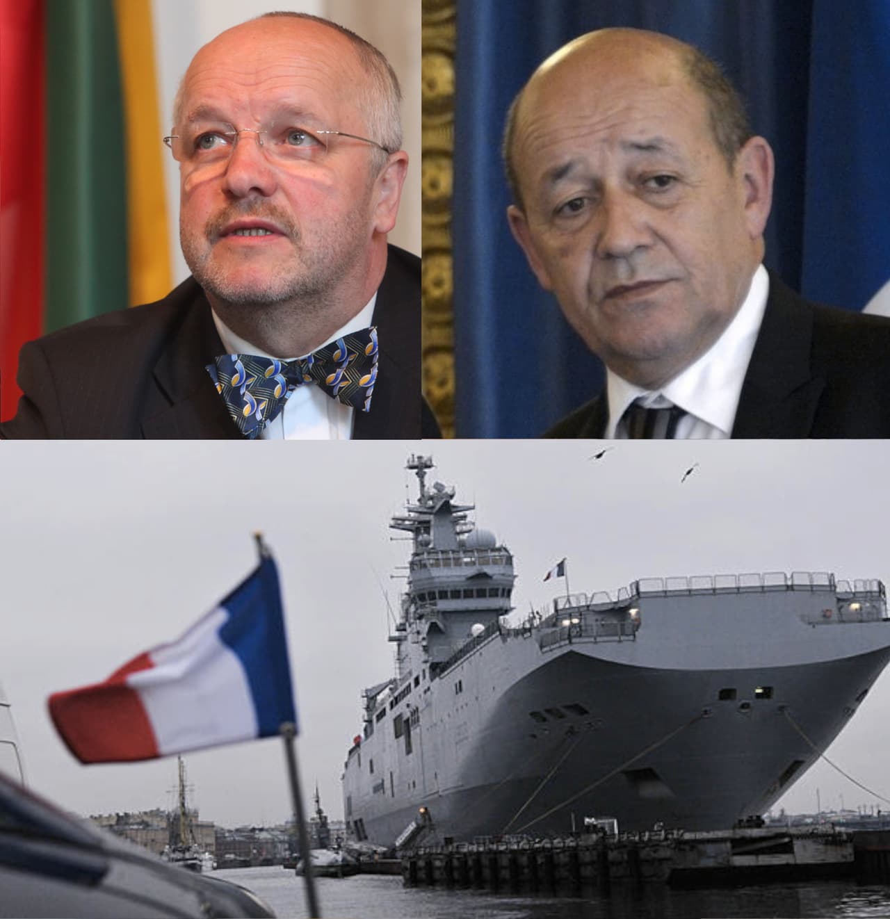 J. Olekas su prancūzų gynybos ministru žadėjo kalbėti ir dėl „Mistral“ laivų Rusijai