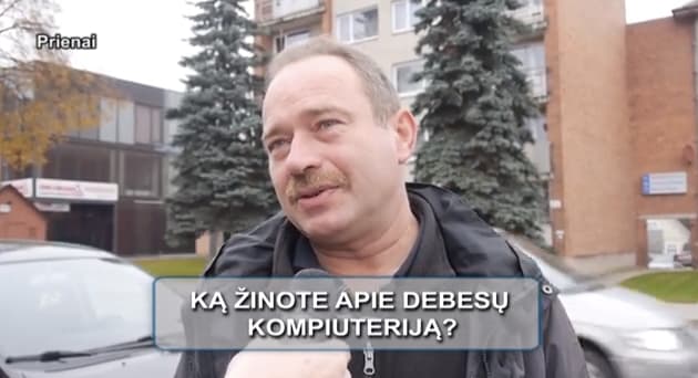 Ką apie debesų kompiuteriją žino gatvėse sutikti žmonės?