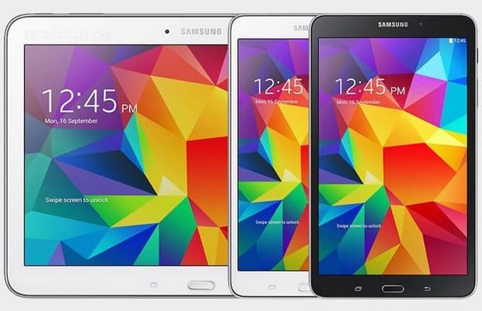 „Samsung“ pristatė naujus planšetinius kompiuterius „Galaxy Tab 4“