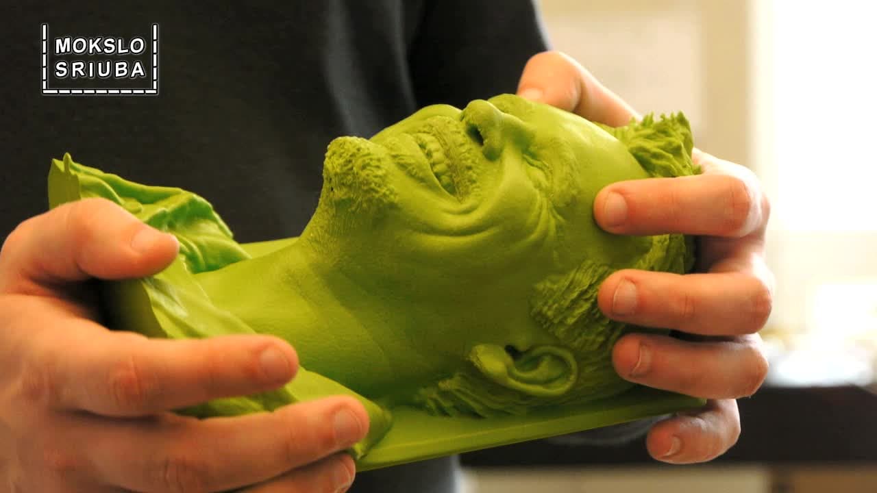 „Mokslo sriuba“: lietuviai 3D spausdintuvu atspausdino namelius ląstelėms ir M. Mikutavičių