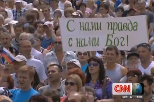Čečėnai Donecke (CNN reportažas)