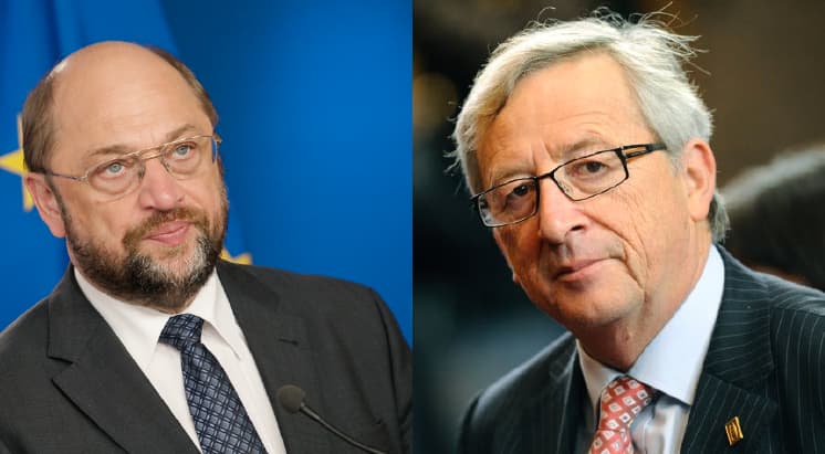 Martinas Schulzas ir Jeanas Claude‘as Junckeris