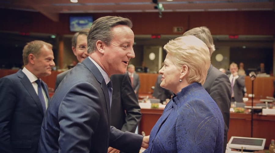 Lietuva pasirūpino ES nenorinčiais pasilikti britais. D. Grybauskaitė: „Drama baigta“