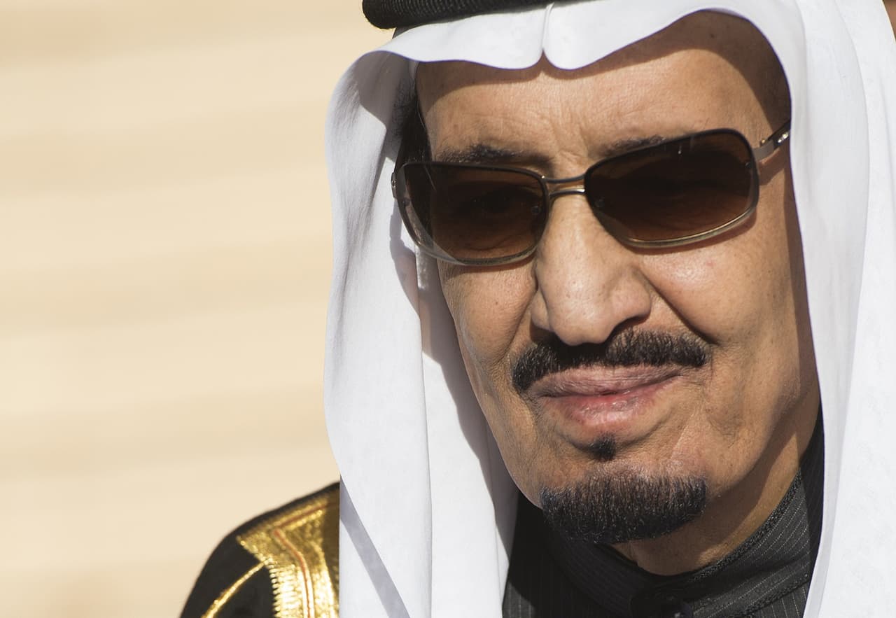 Saudo Arabijos karalius Salmanas ibn Abdalazizas al Saūdas.