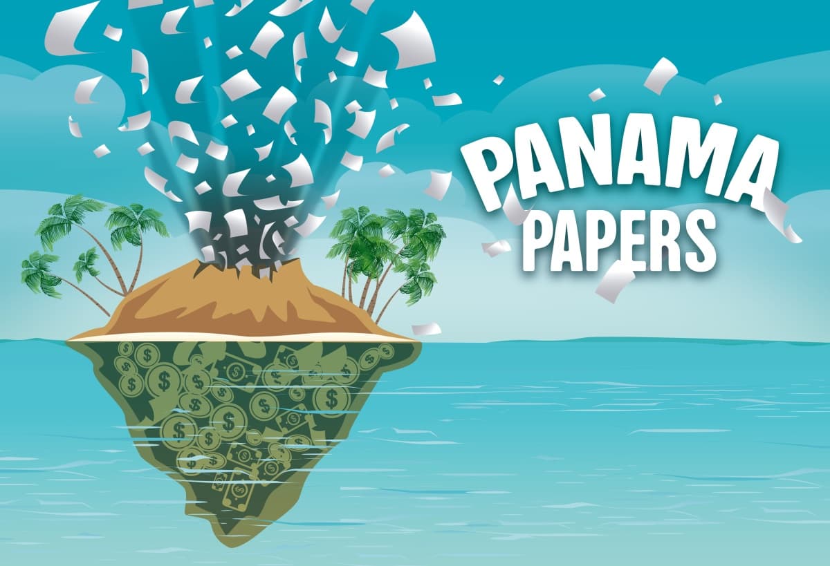 Panama Papers logotipas.