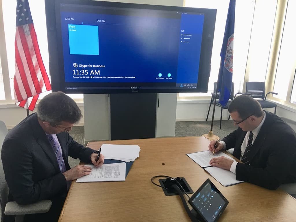 Lietuva pasirašė Vyriausybės saugumo programos sutartį su „Microsoft Corporation“