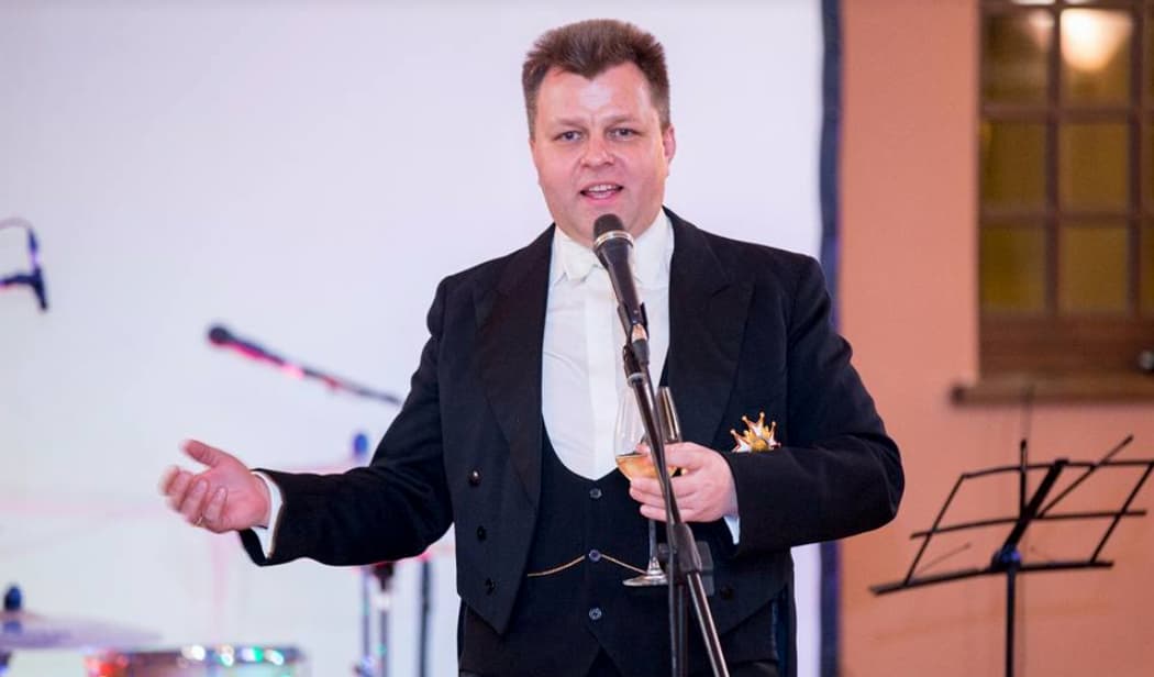 Vienas iš delegacijos narių, konservatorius Mantas Adomėnas. Nuotr. facebook.com