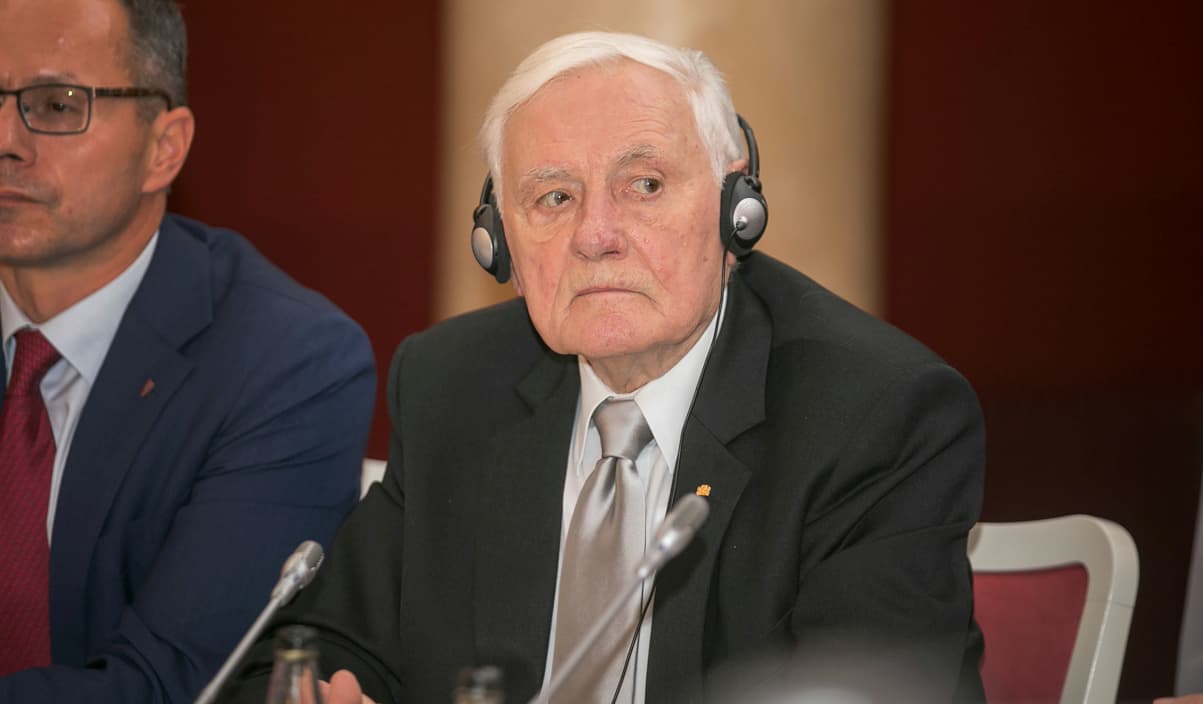Slaptojo kalėjimo steigėjas prezidentas Valdas Adamkus. Nuotr. Roman Niedźwiecki