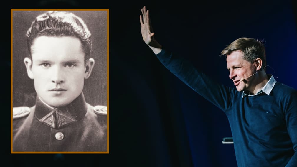 Vilniaus meras R. Šimašius (dešinėje) ir Generolas Vėtra.