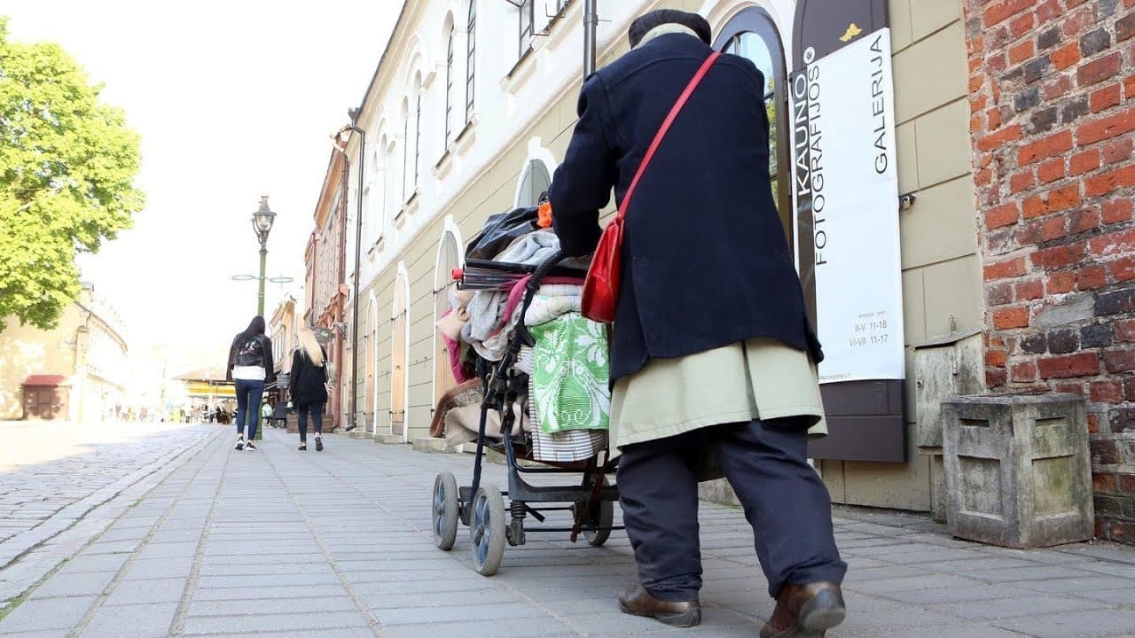 Europos Komisijos duomenimis, Lietuvoje skurdas ir pajamų nelygybė pasiekė kritinį lygį. YouTube sustabdytas kadras.