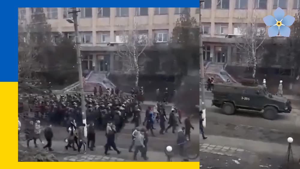 Ukrainoje nacionalinio Orumo dieną, vieni nuo savo tautiečių ribojosi padangomis, kiti pasitelkė karinę techniką