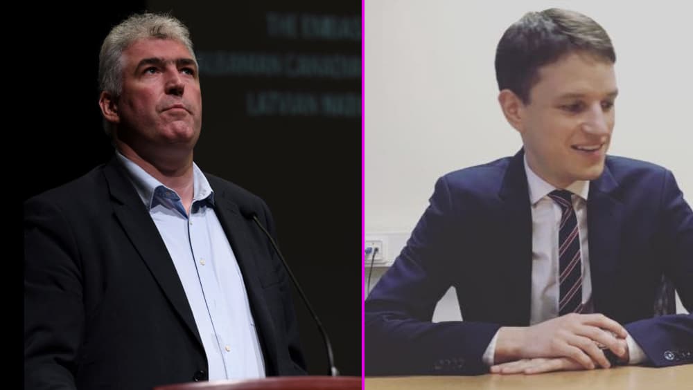 Analizių analitikas M. Laurinavičius ir politikos mokslininkas L. Kojala.
