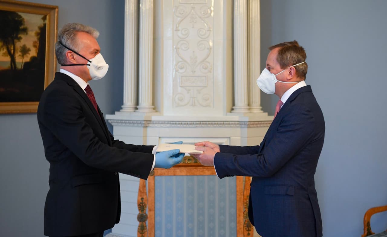 G. Nausėda ir D. Matulionis. Nuotr. prezidentas.lt