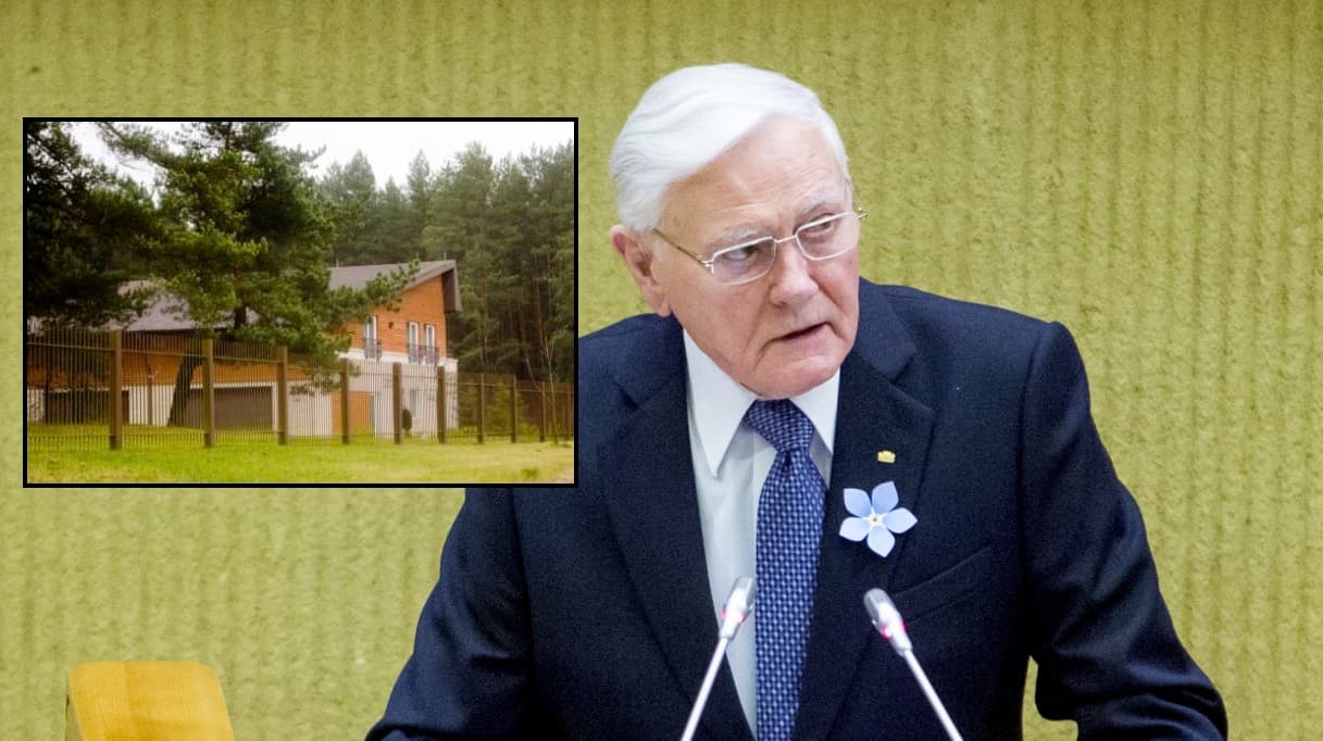 Prezidento Valdo Adamkaus slaptasis kalėjimas buvo įkurtas jaukiame gamtos kampelyje vietoje šalia Vilniaus. Nuotraukoje šio slapto kalėjimo fragmentas.