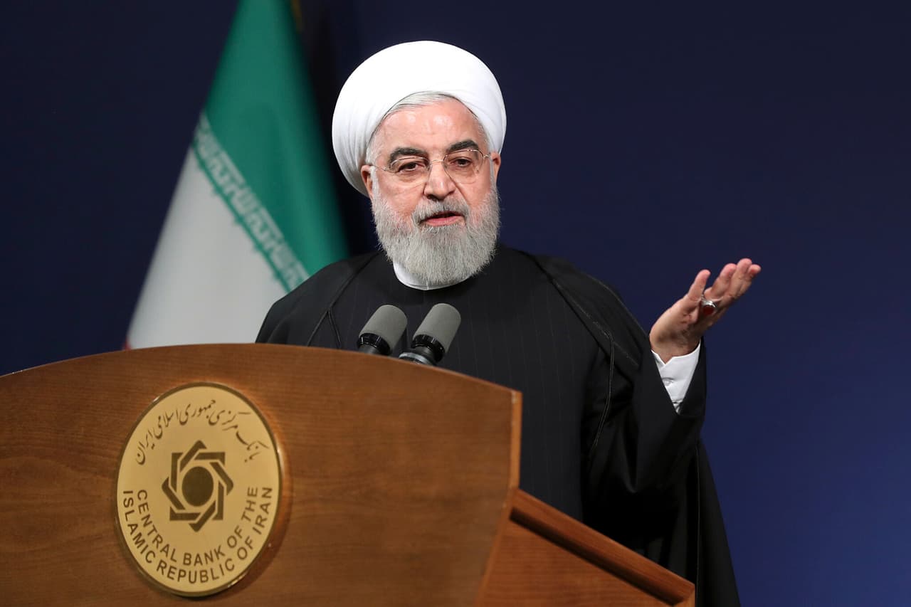 Irano prezidentas Hasanas Ruhani (Hassan Rouhani).