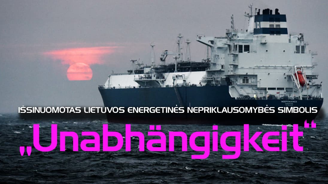 Išsinuomotai Lietuvos energetinei nepriklausomybei vėl purškiamos rusiškos dujos