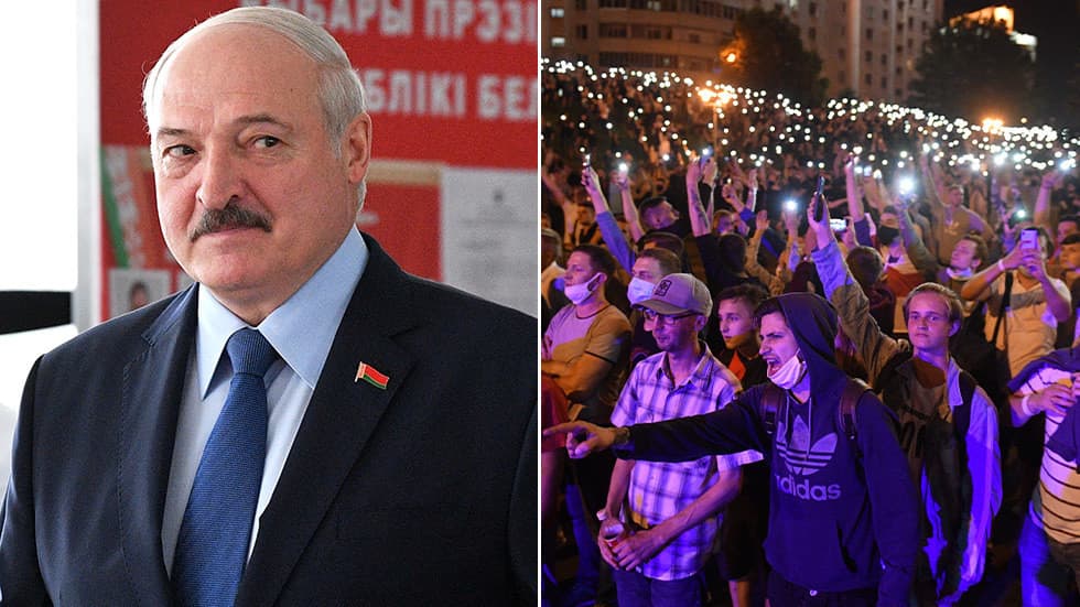 A. Lukašenka: protestai Baltarusijoje diriguojami iš Lenkijos, Čekijos, Jungtinės Karalystės