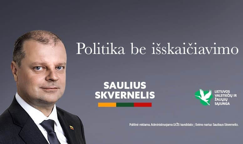 Premjeras S. Skvernelis labai nusivylė pirmine Europos valstybių reakcija į įvykius Baltarusijoje