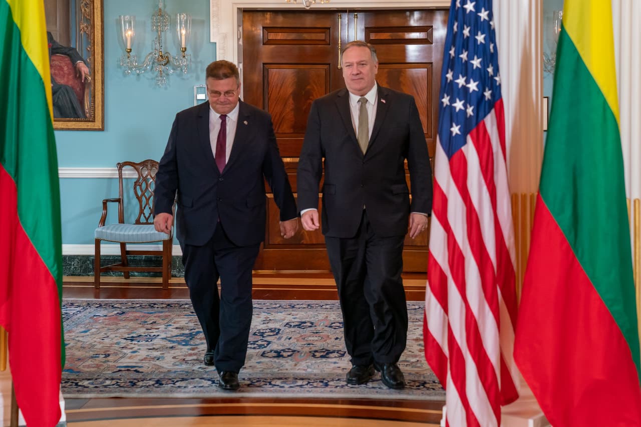 L. Linkevičius (kairėje) ir M. Pompijus. fotospublicas.com nuotr.