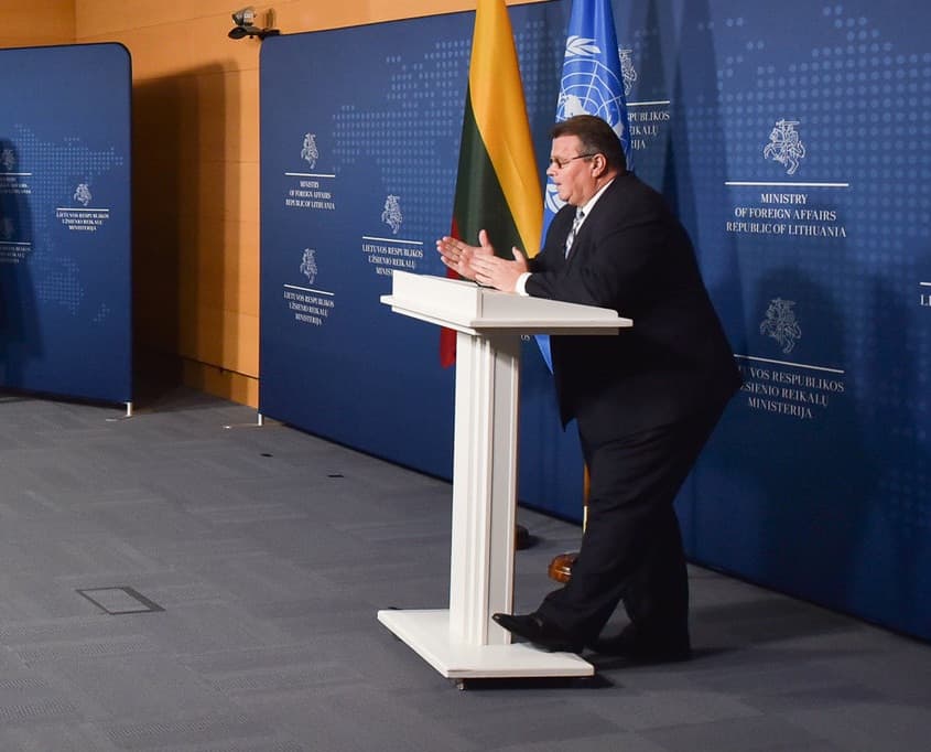 Lietuvos diplomatijos vadovas Linas Linkevičius. Nuotr. urm.lt