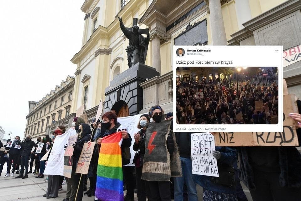 Lenkijoje tebesitęsia šimtai agresyvių LGBT ir feminisčių protestų