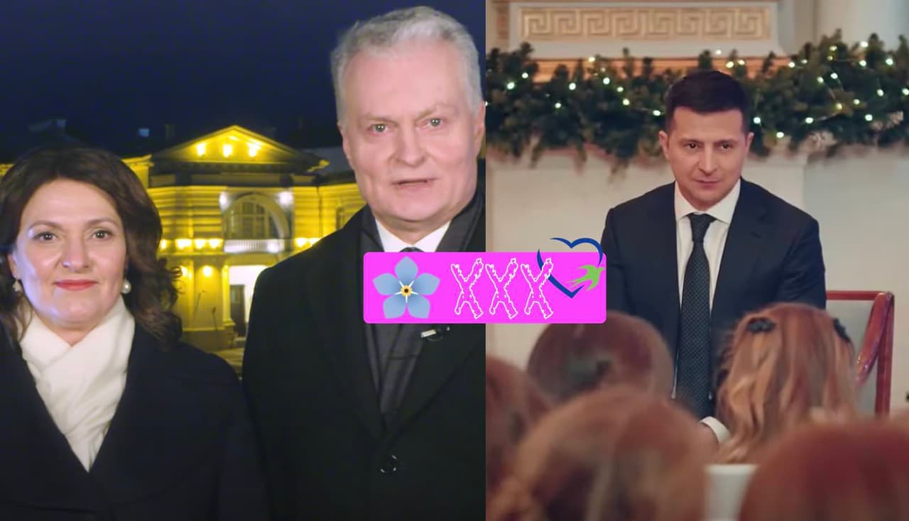 Ukrainos ir Lietuvos lyderių naujametiniai sveikinimai savo šalių piliečiams