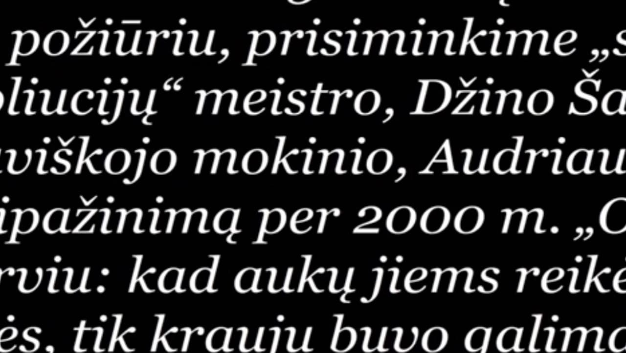 Apie Sąjūdžio ryšius su KGB, oficiozo slepiamą informaciją dėl 1991-ųjų sausio įvykių
