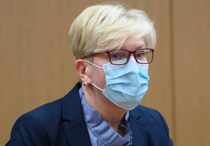 Premjerė I. Šimonytė.