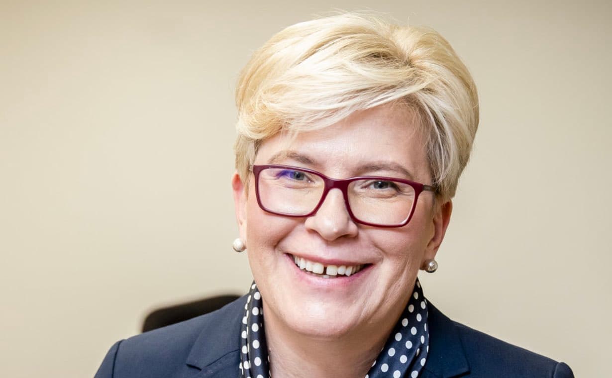Premjerė I. Šimonytė.