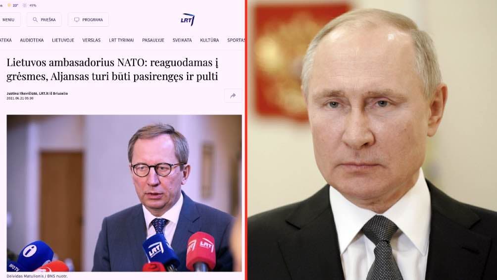 Kremlius perspėtas: Rusijai netinkamai elgiantis, jos lauktų karinis NATO smūgis