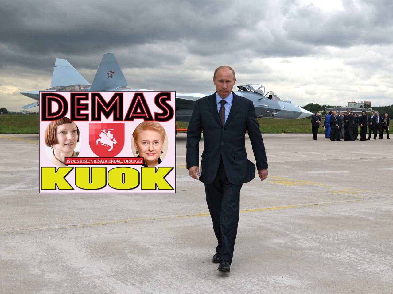 V. Putinas grasina užpulti ES ir NATO valstybes Lietuvą bei Lenkiją