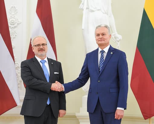 Egilis Levitas (kairėje).