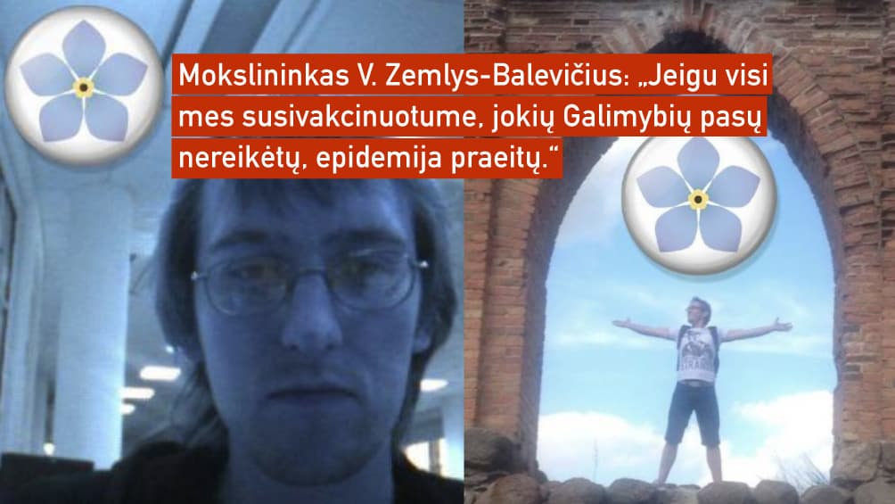 Mokslininkas V. Zemlys-Balevičius. Nuotr. facebook.com