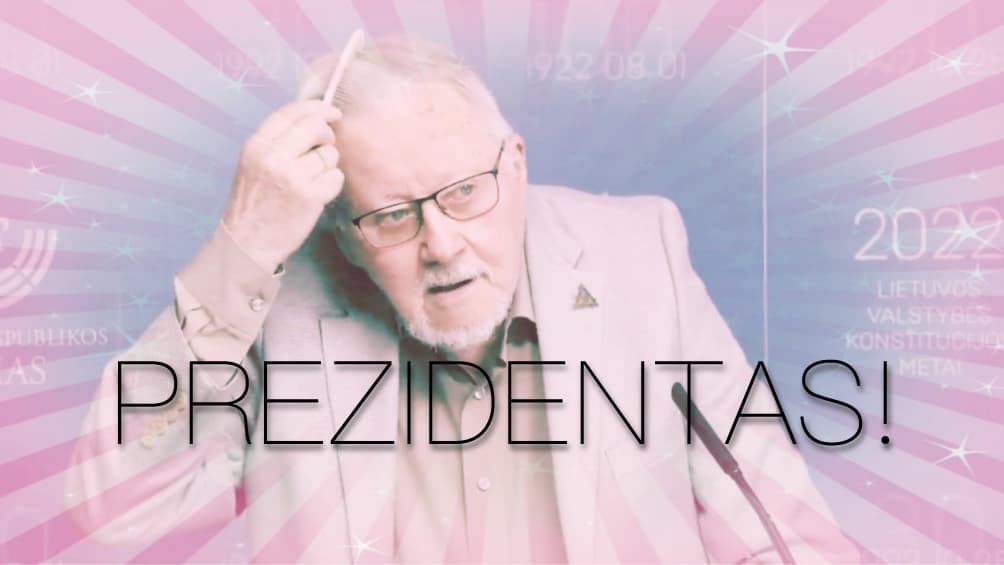 Pagaliau: Lietuvos prezidentas Vytautas Landsbergis pagaliau visiškas prezidentas