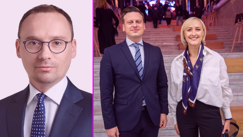 Žmonių partijos atstovai Seime Matas Maldeikis (kairėje) ir Paulė Kuzmickienė (dešinėje).