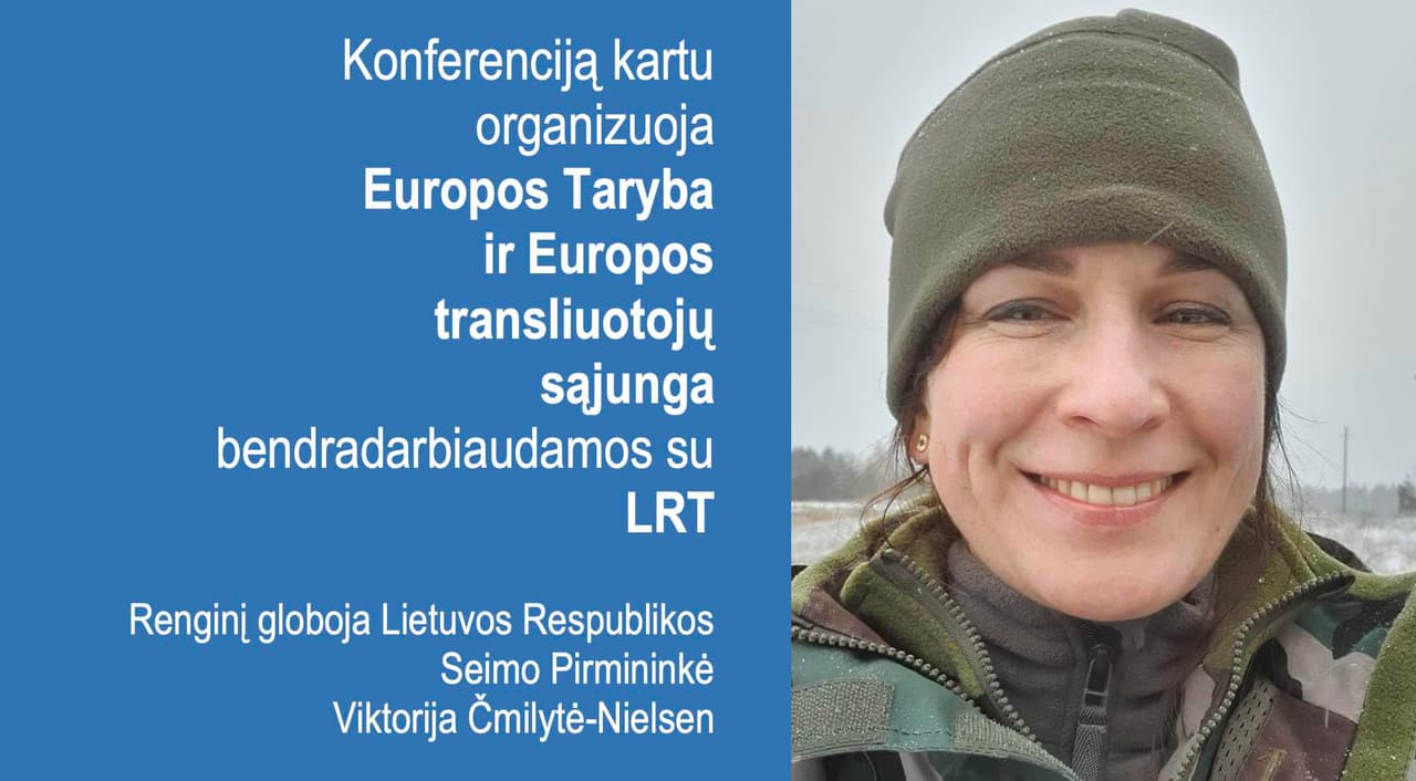 Čmilytė-Nielsen globos tarptautinę konferenciją „Visuomeninė žiniasklaida demokratijai“