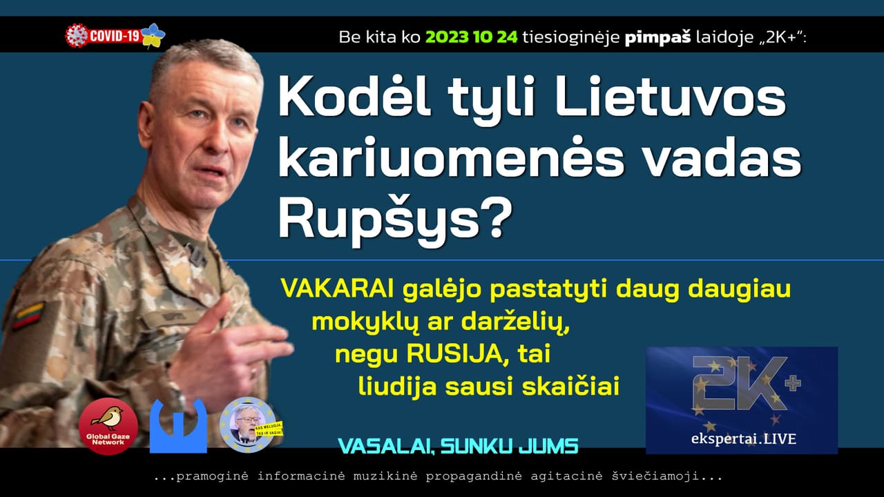 Kodėl tyli Lietuvos kariuomenės vadas Rupšys?
